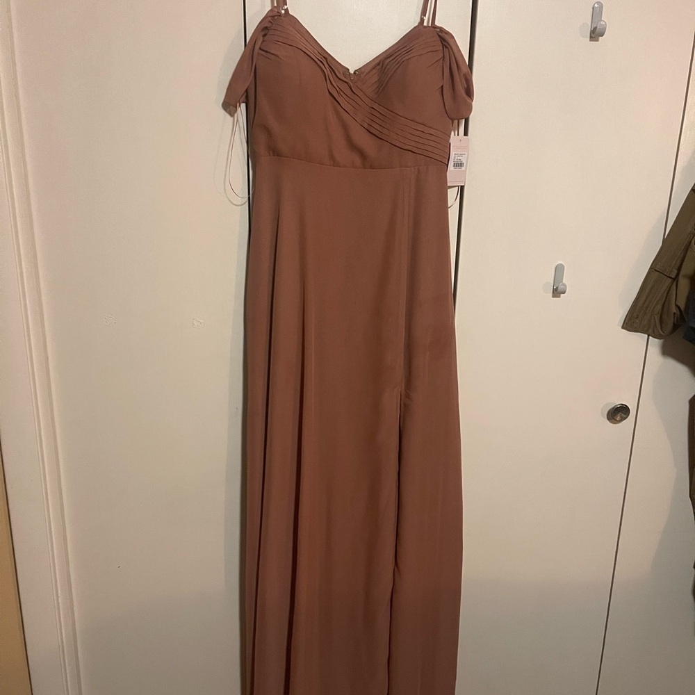 Birdy Grey - Spence bridesmaids dress in Desert Rose